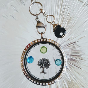 Lobster Clasp Black Charm